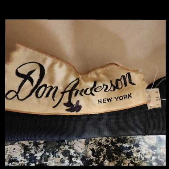 Vintage Pill Box Off White Hat by Don Anderson● - Picture 6 of 7